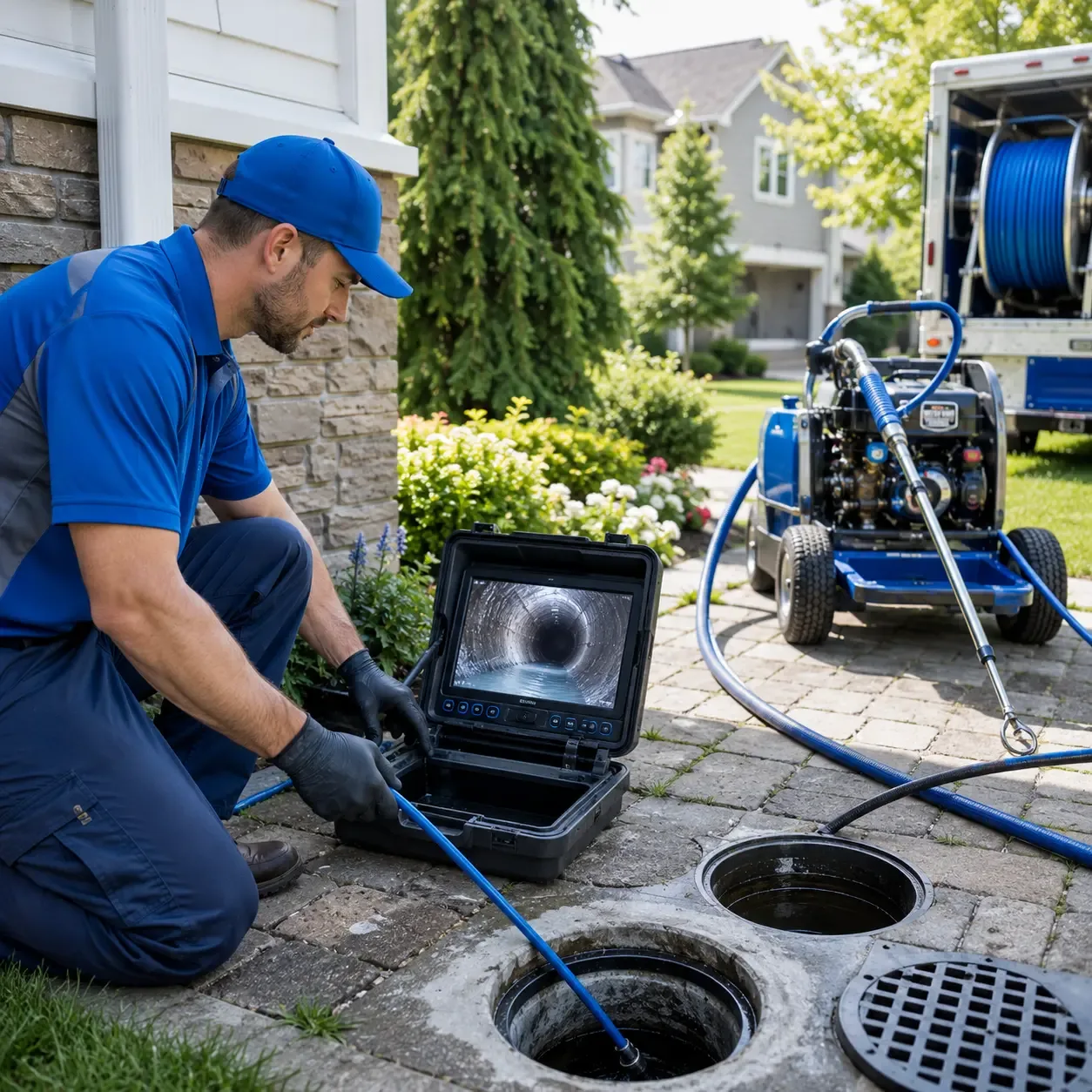 Outdoor drain cleaning professionals serving Refton, PA